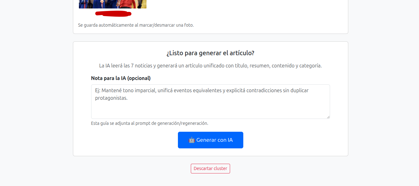 Flujo de publicación automatizada hacia WordPress